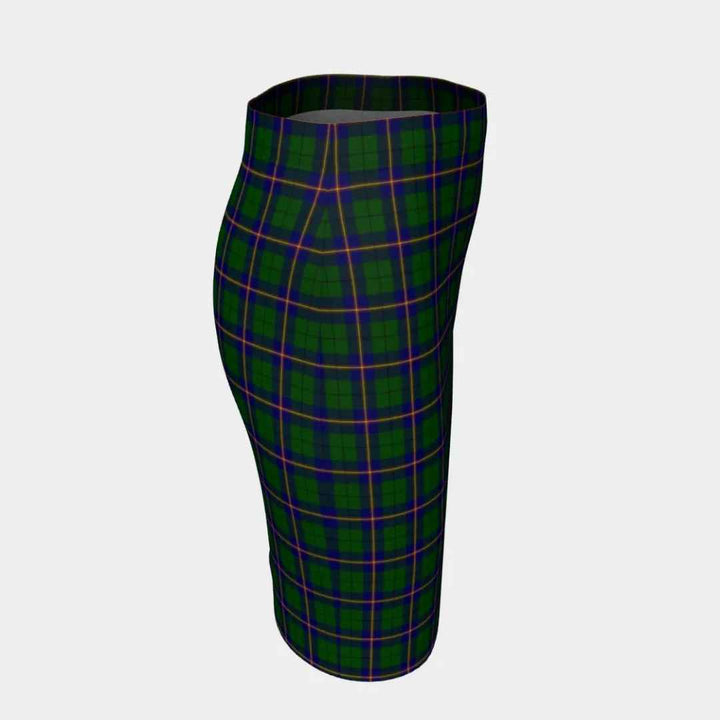 Scottish Carmichael Modern Clan Tartan Fitted Skirt Tartan Plaid 3