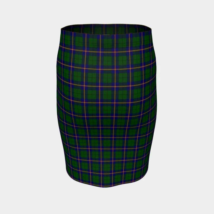 Scottish Carmichael Modern Clan Tartan Fitted Skirt Tartan Plaid 4