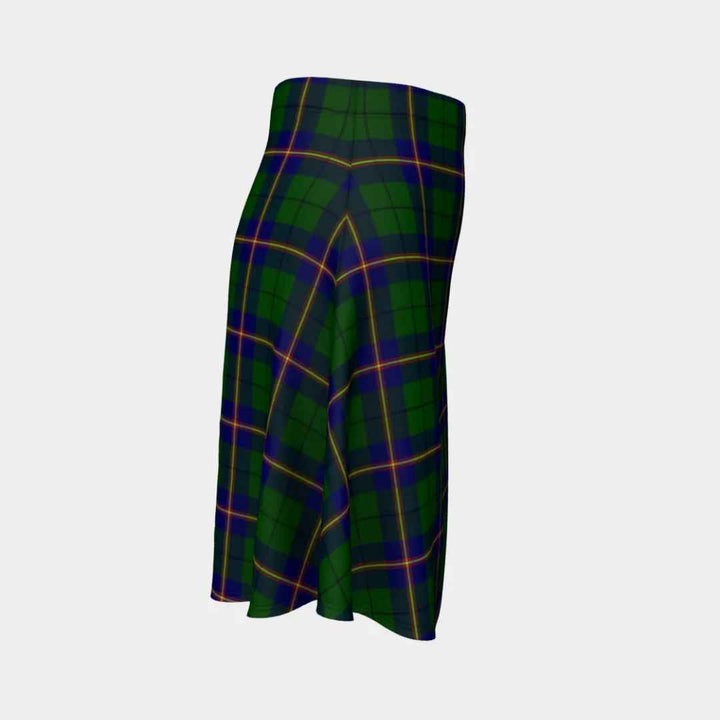 Scottish Carmichael Modern Clan Tartan Flare Skirt Tartan Plaid 3