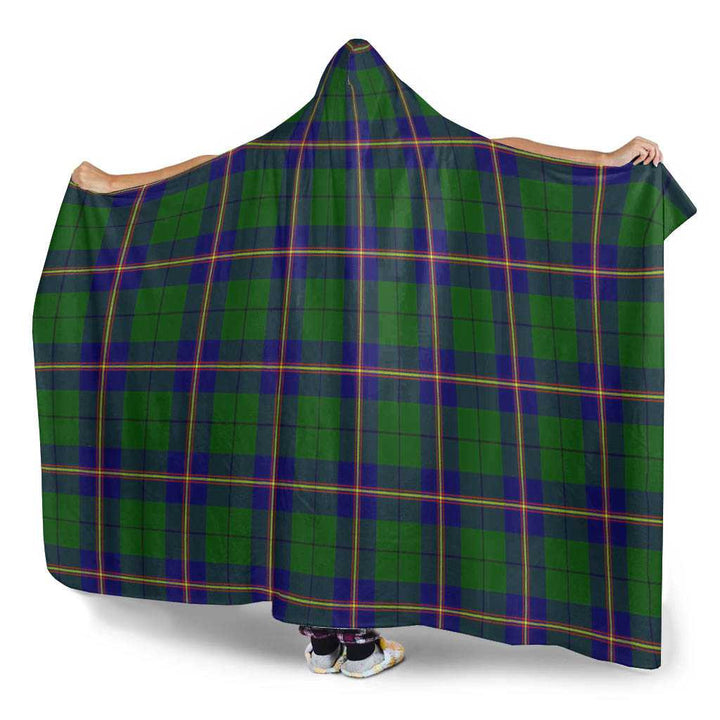 Scottish Carmichael Modern Clan Tartan Hooded Blanket Tartan Plaid 3