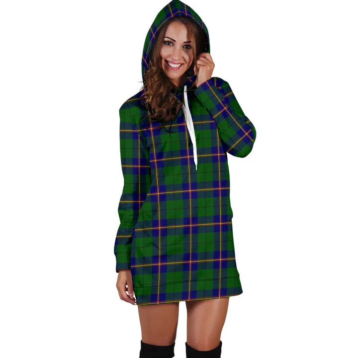 Scottish Carmichael Modern Clan Tartan Hoodie Dress