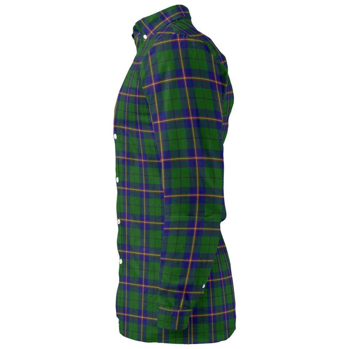 Scottish Carmichael Modern Clan Tartan Long Sleeve Shirt Tartan Plaid