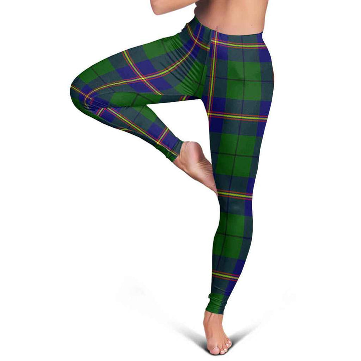 Scottish Carmichael Modern Clan Tartan Women Leggings Tartan Plaid 5