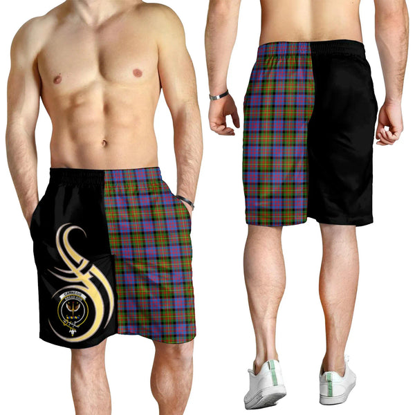 Scottish Carnegie Ancient Clan Crest Tartan Believe in Me Men's Shorts