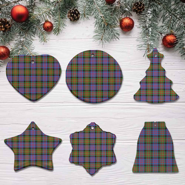 Scottish Carnegie Ancient Clan Tartan Ceramic Ornament All Tartan Plaid