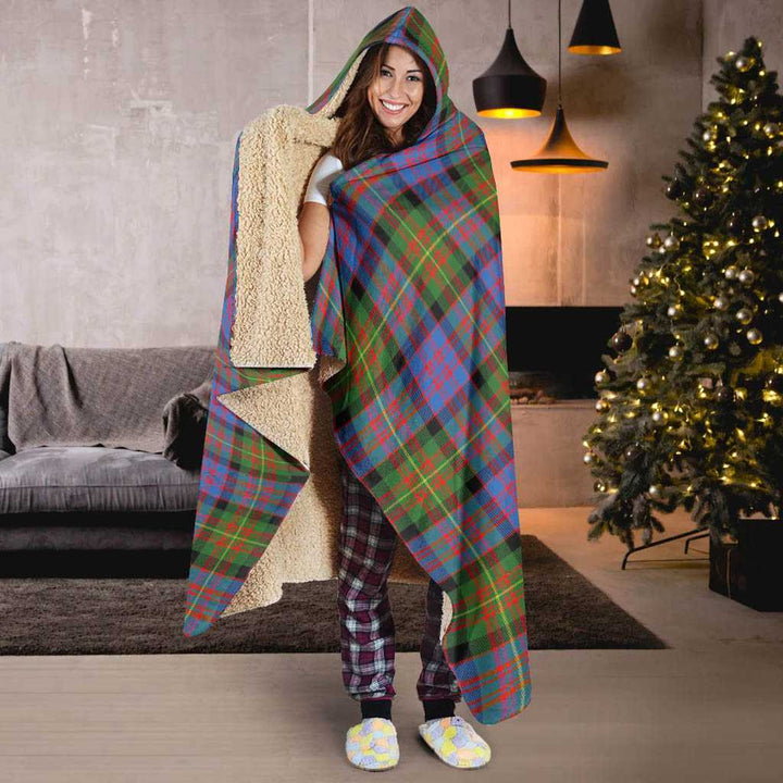Scottish Carnegie Ancient Clan Tartan Hooded Blanket Tartan Plaid 6
