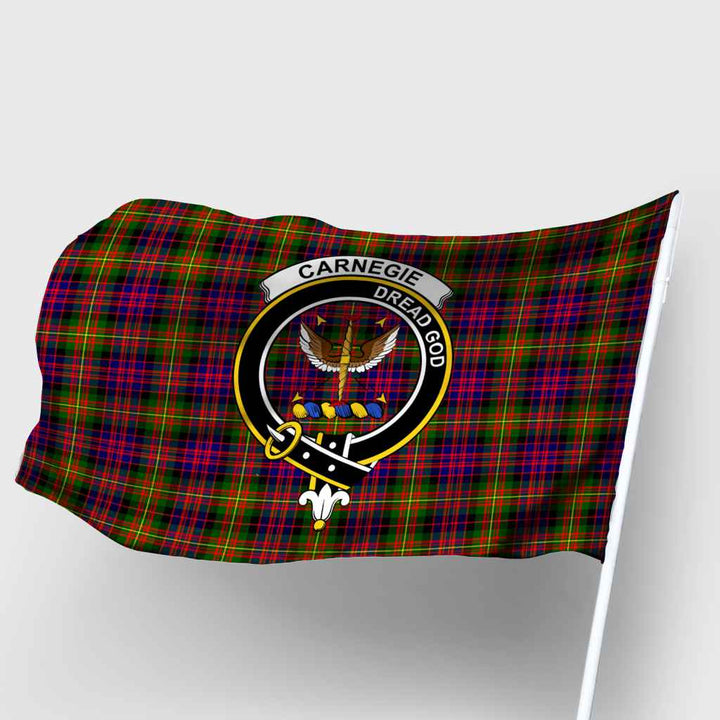 Scottish Carnegie Clan Crest Tartan Flag Parade Tartan Plaid 2