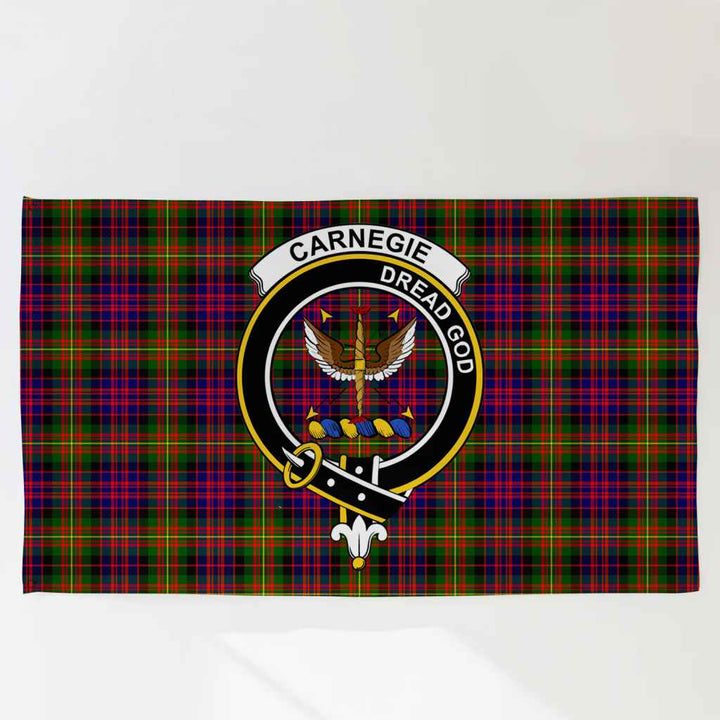 Scottish Carnegie Clan Crest Tartan Flag Parade Tartan Plaid 3