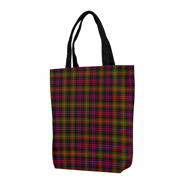 Scottish Carnegie Modern Clan Tartan Canvas Bag With Shoulder Strap Tartan Plaid 1