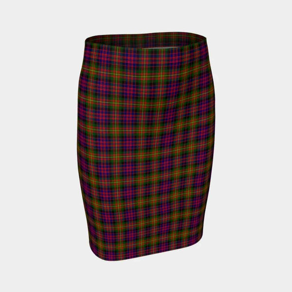 Scottish Carnegie Modern Clan Tartan Fitted Skirt Tartan Plaid 1
