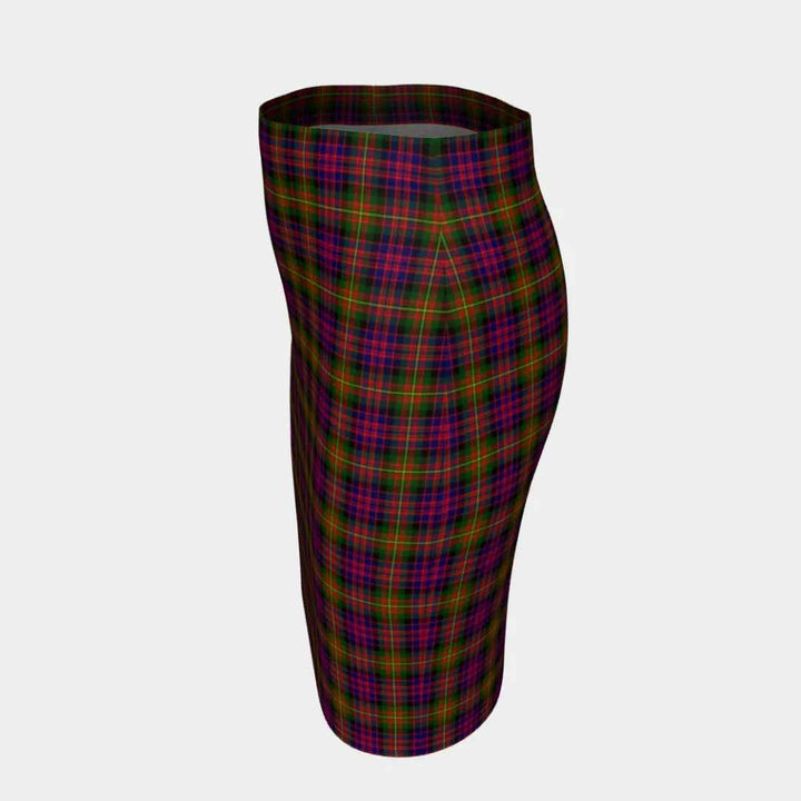 Scottish Carnegie Modern Clan Tartan Fitted Skirt Tartan Plaid 2