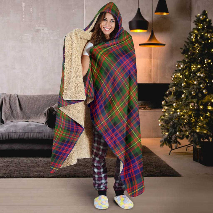 Scottish Carnegie Modern Clan Tartan Hooded Blanket Tartan Plaid 6