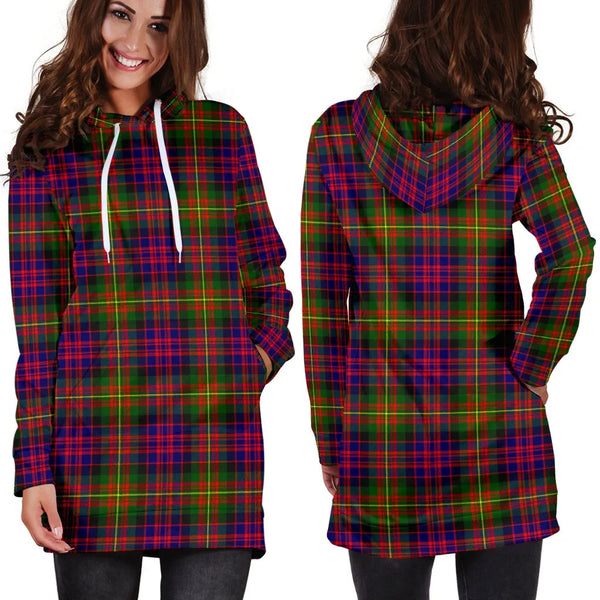 Scottish Carnegie Modern Clan Tartan Hoodie Dress