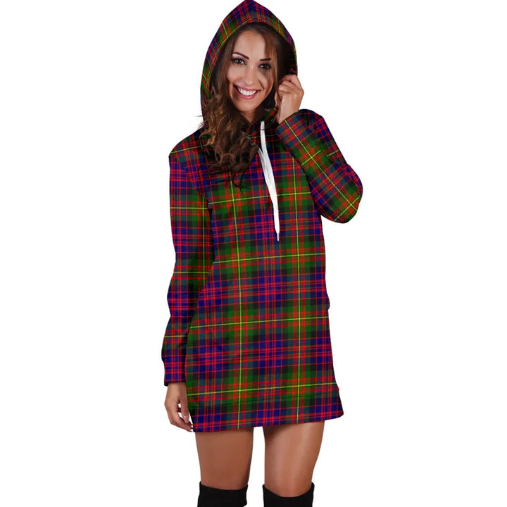 Scottish Carnegie Modern Clan Tartan Hoodie Dress