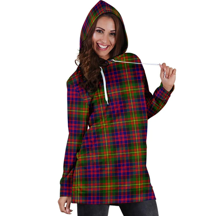 Scottish Carnegie Modern Clan Tartan Hoodie Dress