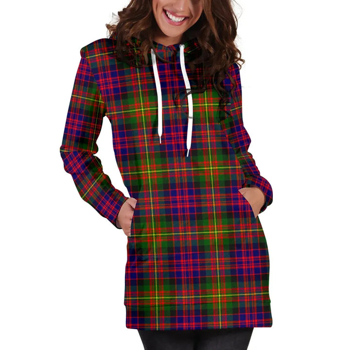 Scottish Carnegie Modern Clan Tartan Hoodie Dress