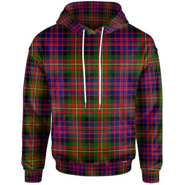 Scottish Carnegie Modern Clan Tartan Hoodie Front Side Tartan Plaid