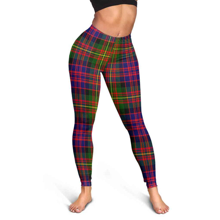 Scottish Carnegie Modern Clan Tartan Women Leggings Tartan Plaid 3