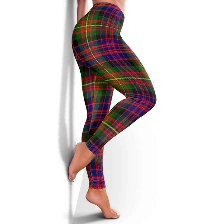 Scottish Carnegie Modern Clan Tartan Women Leggings Tartan Plaid 4