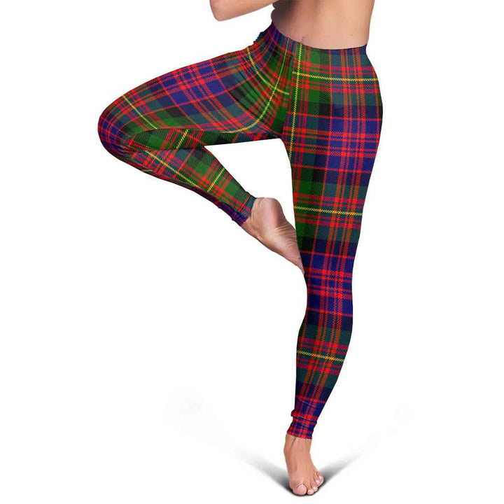 Scottish Carnegie Modern Clan Tartan Women Leggings Tartan Plaid 5