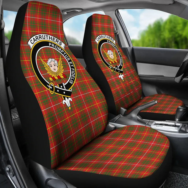 Scottish Carruthers Clan Crest Tartan Car Seat Covers 3