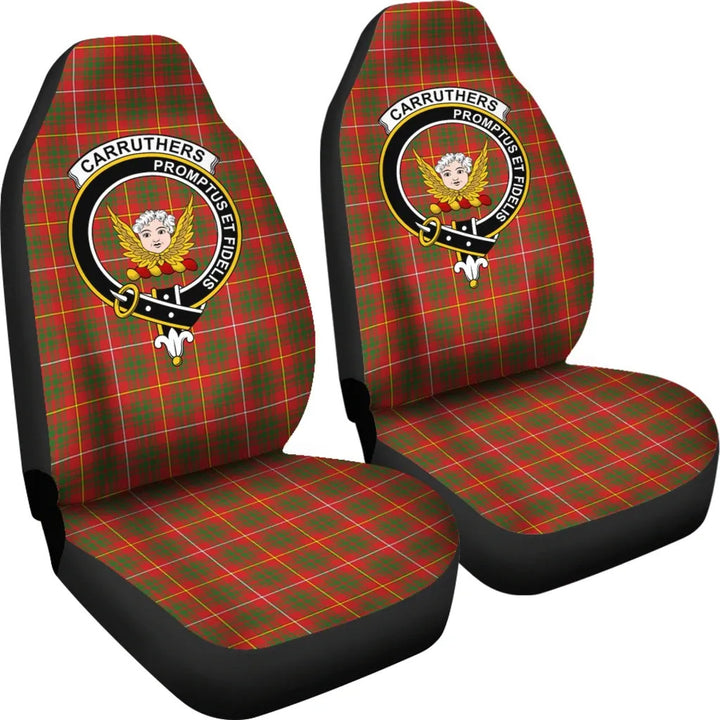 Scottish Carruthers Clan Crest Tartan Car Seat Covers 4