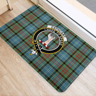 Scottish Cathcart Clan Crest Tartan Door Mat Tartan Plaid 2
