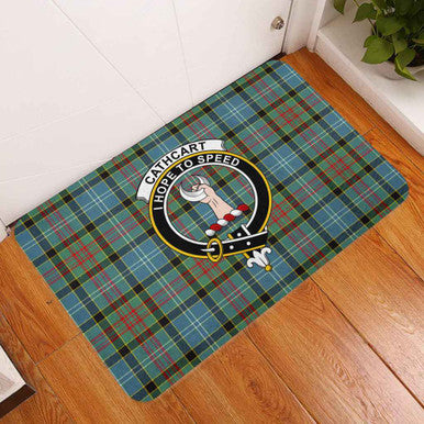 Scottish Cathcart Clan Crest Tartan Door Mat Tartan Plaid 3