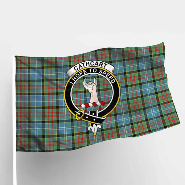 Scottish Cathcart Clan Crest Tartan Flag Parade Tartan Plaid 1