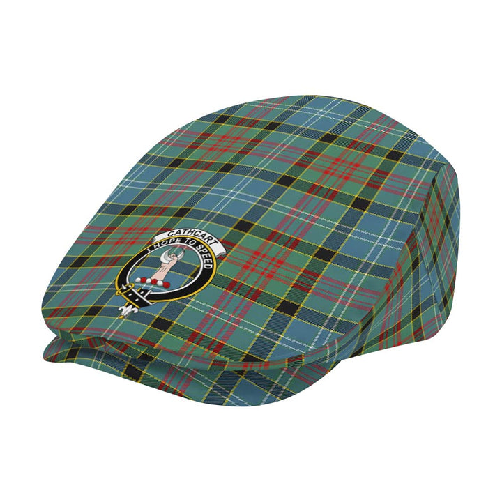 Scottish Cathcart Clan Crest Tartan Flat Cap Tartan Plaid 2