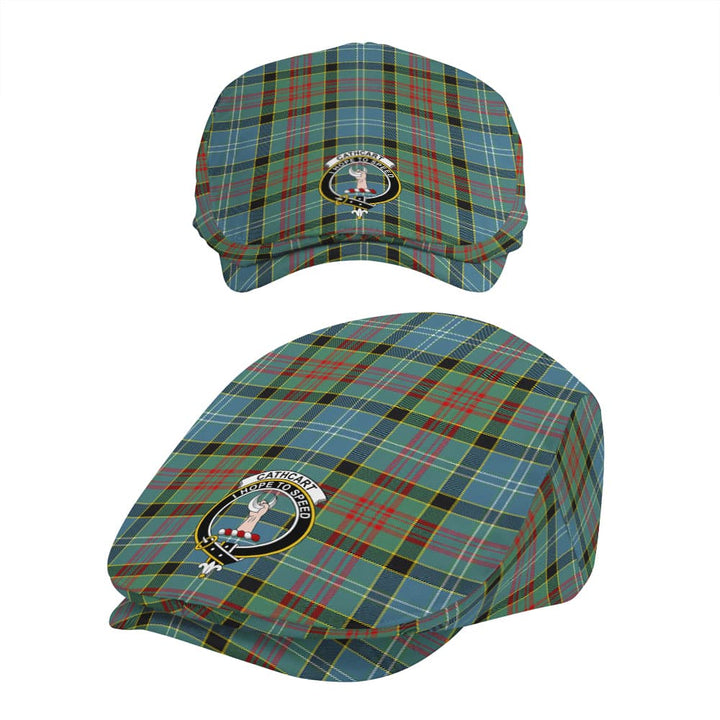 Scottish Cathcart Clan Crest Tartan Flat Cap Tartan Plaid 5