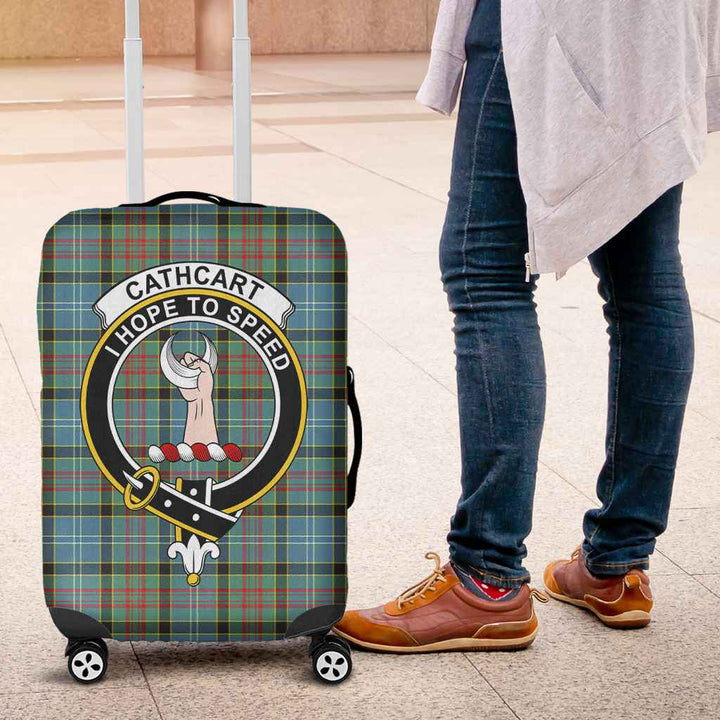 Scottish Cathcart Clan Crest Tartan Luggage Cover Tartan Plaid 4