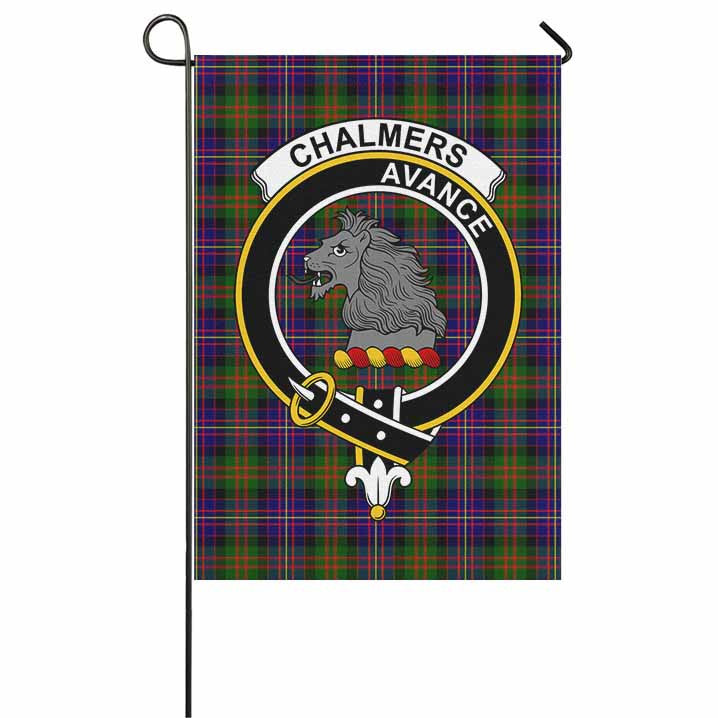 Coloraco Flag Scottish Chalmers Clan Badge Tartan Garden Flag | Tartanplaid.co ...