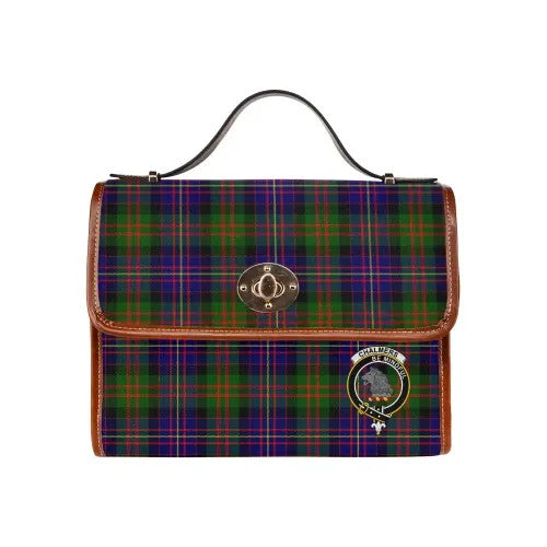 Scottish Chalmers Clan Crest Tartan Waterproof Canvas Bag Tartan Plaid 1