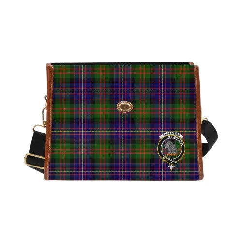 Scottish Chalmers Clan Crest Tartan Waterproof Canvas Bag Tartan Plaid 2