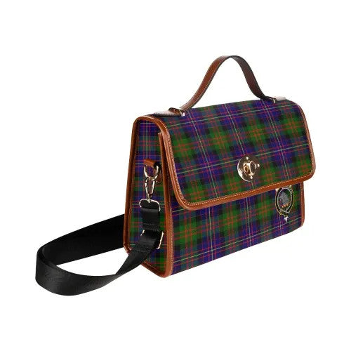 Scottish Chalmers Clan Crest Tartan Waterproof Canvas Bag Tartan Plaid 3