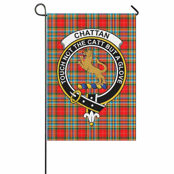 Scottish Chattan Clan Crest Tartan Garden Flag Tartan Plaid 1