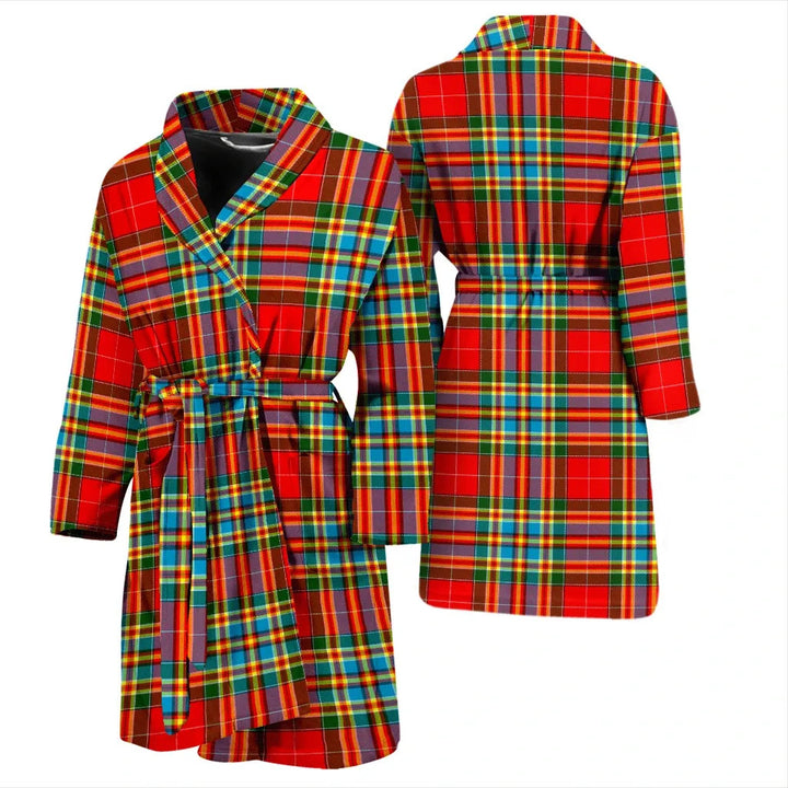 Scottish Chattan Clan Tartan Bathrobe 3
