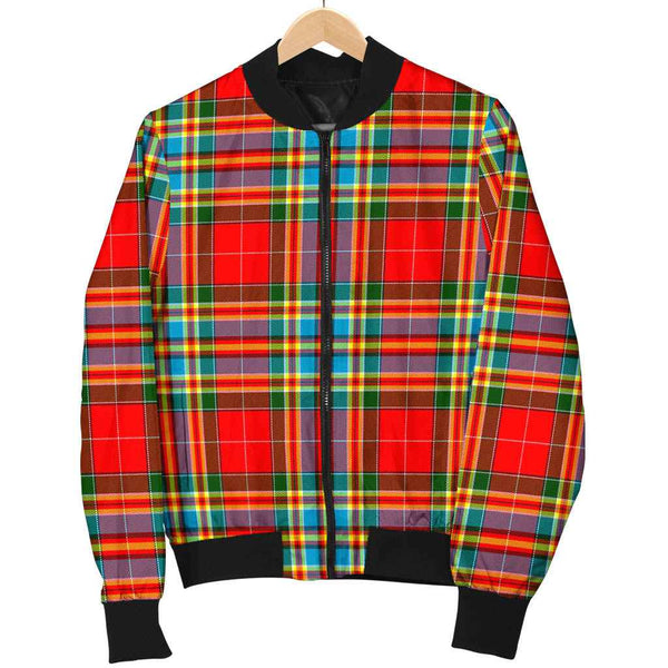 Scottish Chattan Clan Tartan Bomber Jacket Tartan Plaid 1