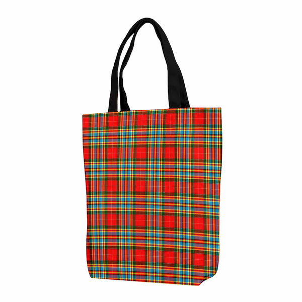 Scottish Chattan Clan Tartan Canvas Bag With Shoulder Strap Tartan Plaid 1