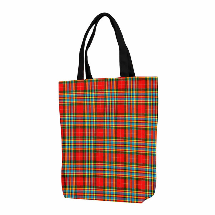 Scottish Chattan Clan Tartan Canvas Bag With Shoulder Strap Tartan Plaid 1