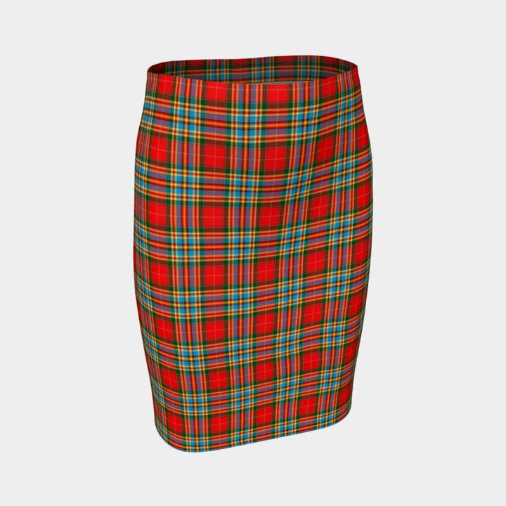 Scottish Chattan Clan Tartan Fitted Skirt Tartan Plaid 1