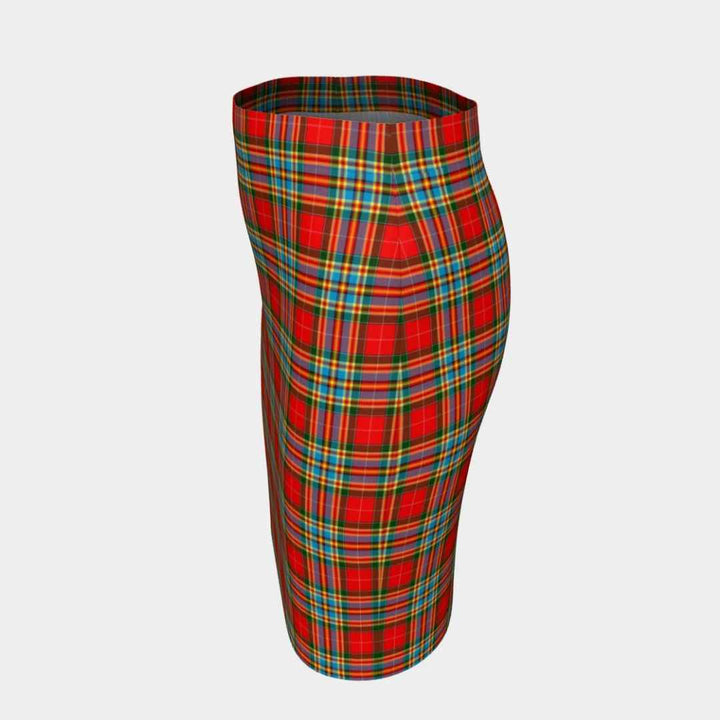 Scottish Chattan Clan Tartan Fitted Skirt Tartan Plaid 2