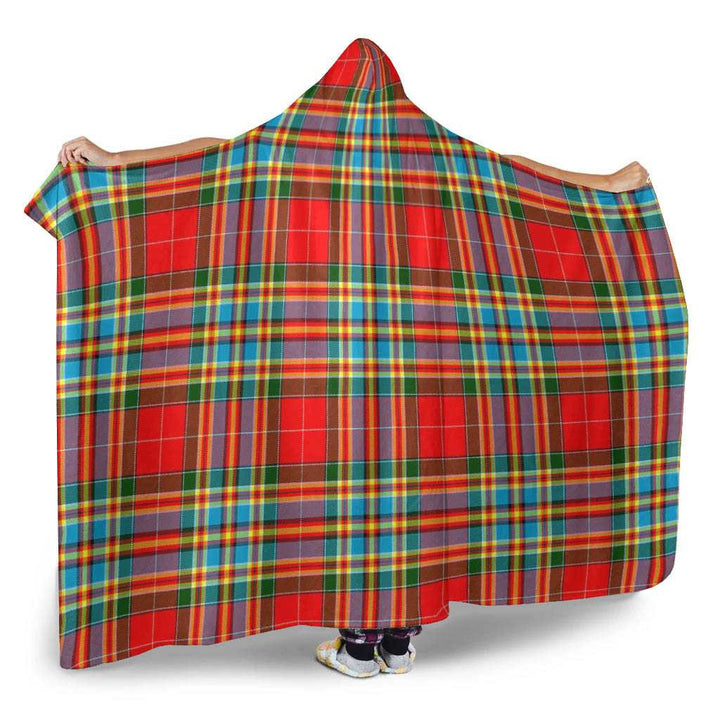 Scottish Chattan Clan Tartan Hooded Blanket Tartan Plaid 2