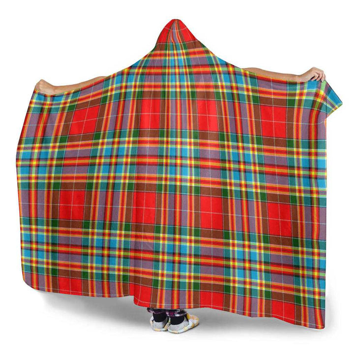 Scottish Chattan Clan Tartan Hooded Blanket Tartan Plaid 3