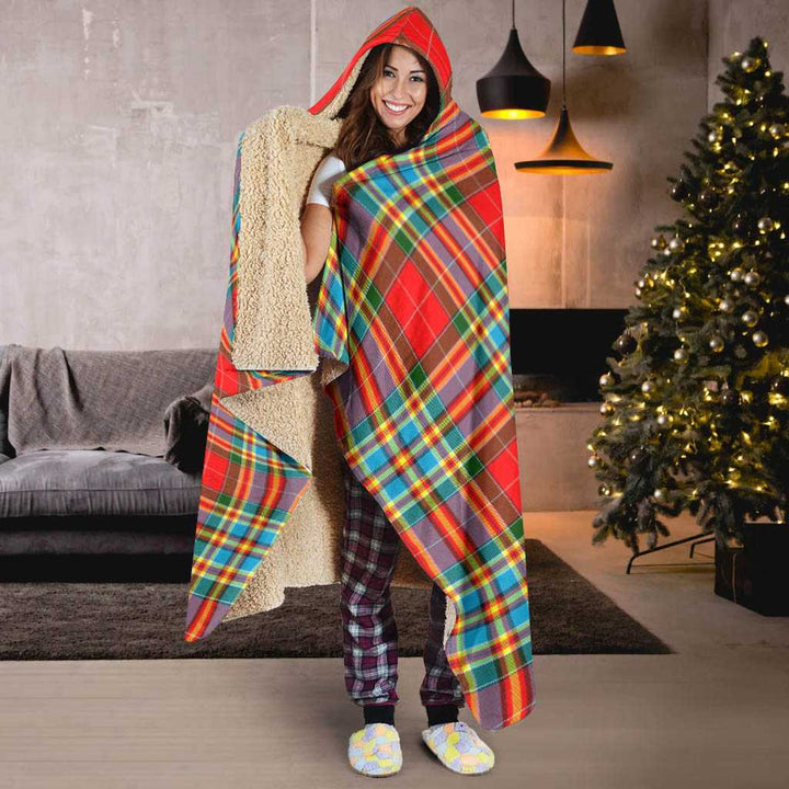 Scottish Chattan Clan Tartan Hooded Blanket Tartan Plaid 6
