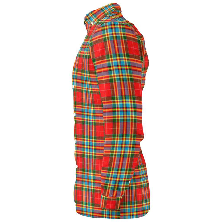 Scottish Chattan Clan Tartan Long Sleeve Shirt Tartan Plaid