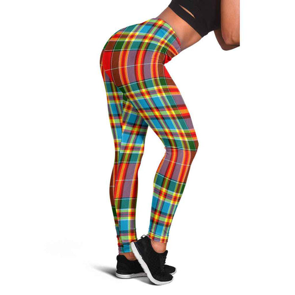 Scottish Chattan Clan Tartan Women Leggings Tartan Plaid 1
