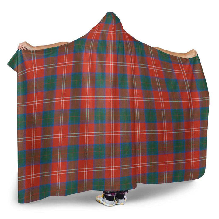 Scottish Chisholm Ancient Clan Tartan Hooded Blanket Tartan Plaid 2