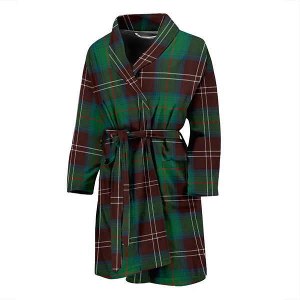 Scottish Chisholm Hunting Ancient Clan Tartan Bathrobe 2